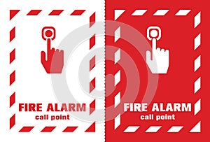 Fire Safety Symbol Sign, Vector Illustration, Label.