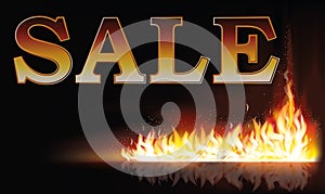 Fire sale background