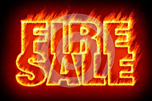 Fire sale in flames