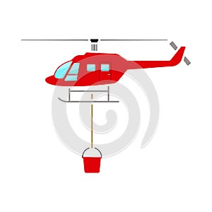 Fire Service Helicopter Icon