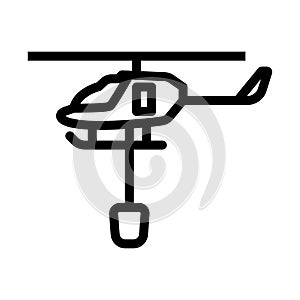 Fire Service Helicopter Icon