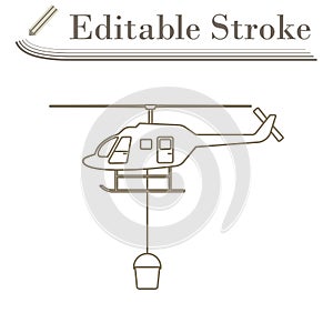 Fire Service Helicopter Icon