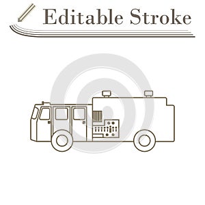 Fire Service Truck Icon