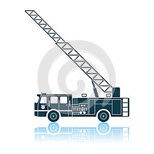 Fire Service Truck Icon