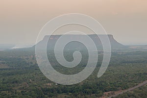 Fire and Smoke at  Morro do Chapeu