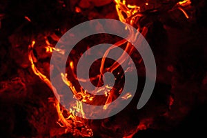 Fire sparks background. Fire embers particles over black background. a large set of fiery elements on a black background