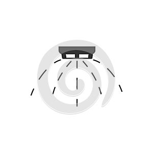 Fire splinker vector icon. Security vector icon