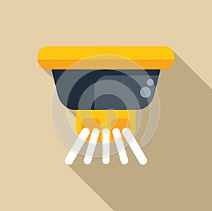 Fire sprinkler system activating, extinguishing a fire