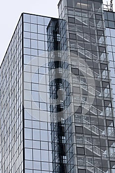 Fire staircase on a skyscraper