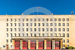 Fire station building in Northampton England photo