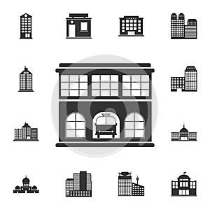 Fire station icon. Simple element illustration. Fire station symbol design from Buildings collection set. Can be used for web and