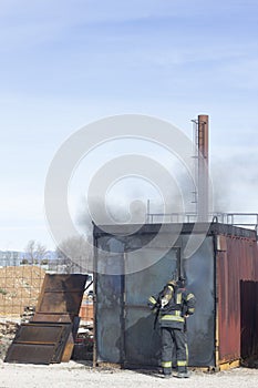 Fire station training equipment