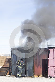 Fire station training equipment