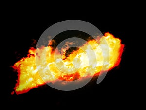 Fire.Fire stone.Abstract fire.Stone