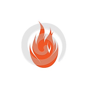 fire stylized icon logo vector symbol