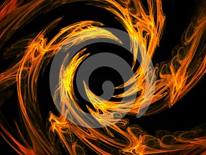 Fire swirl