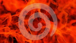 Fire texture background, abstract orange flames pattern