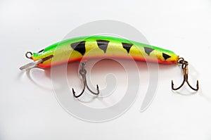 Fire tiger design of fishing lure