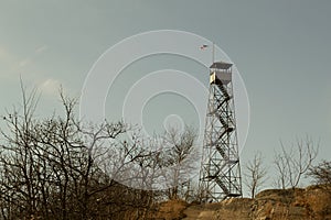 Fire tower at Mount Beacon