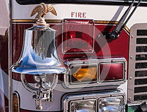 Fire Truck Bell, Eagle, Bull Dog and Lights