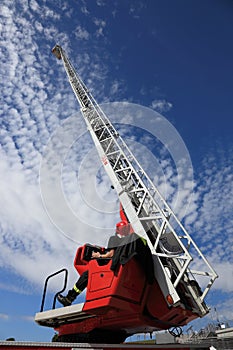 Fire truck ladder
