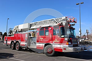 Fire truck in Ogden, Utah