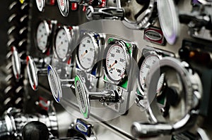 Fire truck pump panel