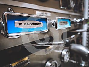 Fire truck pump panel