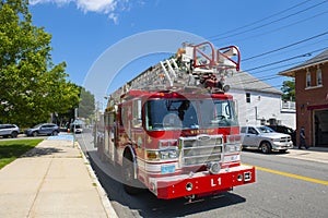 Fire Truck Winthrop Massachusetts USA
