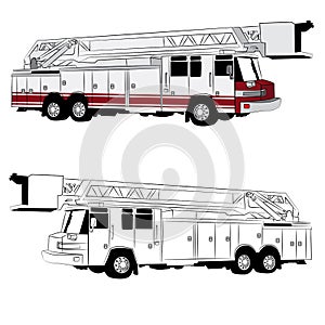 Fire Truck Vehicle