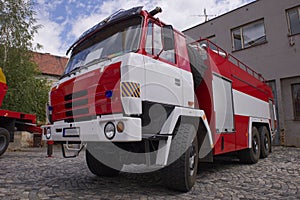 Fire truck of voluntary fire brigade