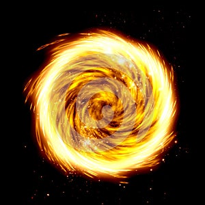 Fire twist explosion