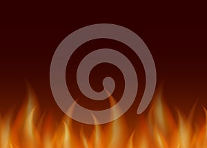 Fire vector background.