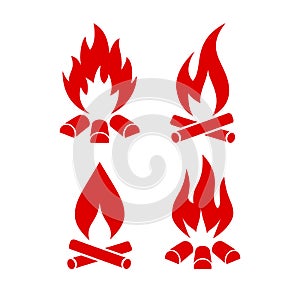Fire vector icon