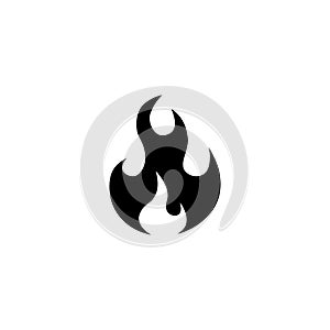Fire icon vector