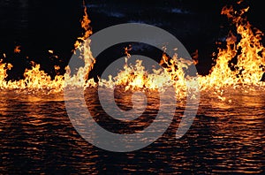 Fire and water photo