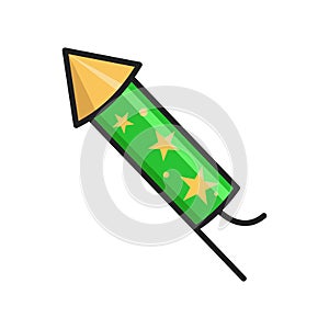 fire works icon vector design template in white background