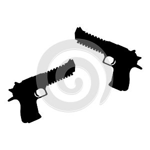 Firearms icon vector