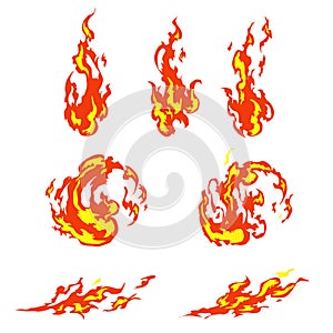 Fireball vector concept for hot design