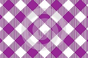 Firebrick Gingham pink and white pattern. Texture from rhombus/squares for - plaid, tablecloths, clothes, shirts, dresses, paper