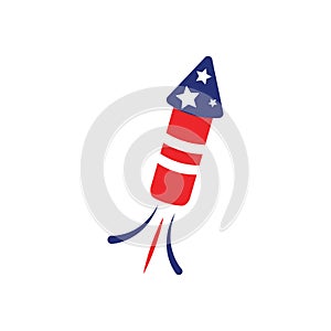 Firecracker icon design template vector illustration