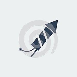 Firecracker icon. Logo design.Vector Illustration