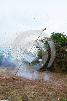 Firecrackers points in The Qingming Festival