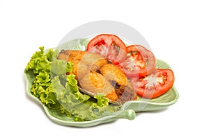 Fired fish with fishsauce