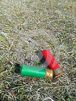 Fired gun shells