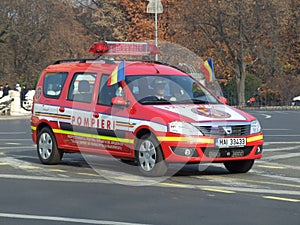 Firefighter car