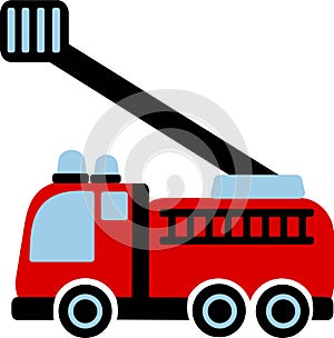 Firefighter Car vector
