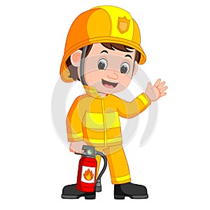 Firefighter cartoon