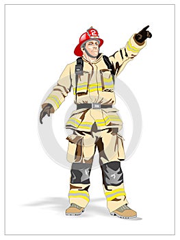 Firefighter Character of NY city