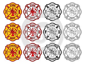 Firefighter Cross Symbol